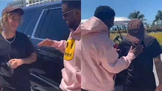 Diddy semble fouiller Justin Bieber dans une vidéo vieille de 3 ans pour vérifier s'il y a un fil. La vidéo est redevenue virale après que la sécurité intérieure ait perquisitionné ses domiciles de Los Angeles et de Miami à la suite de plusieurs allégations d'agression sexuelle.