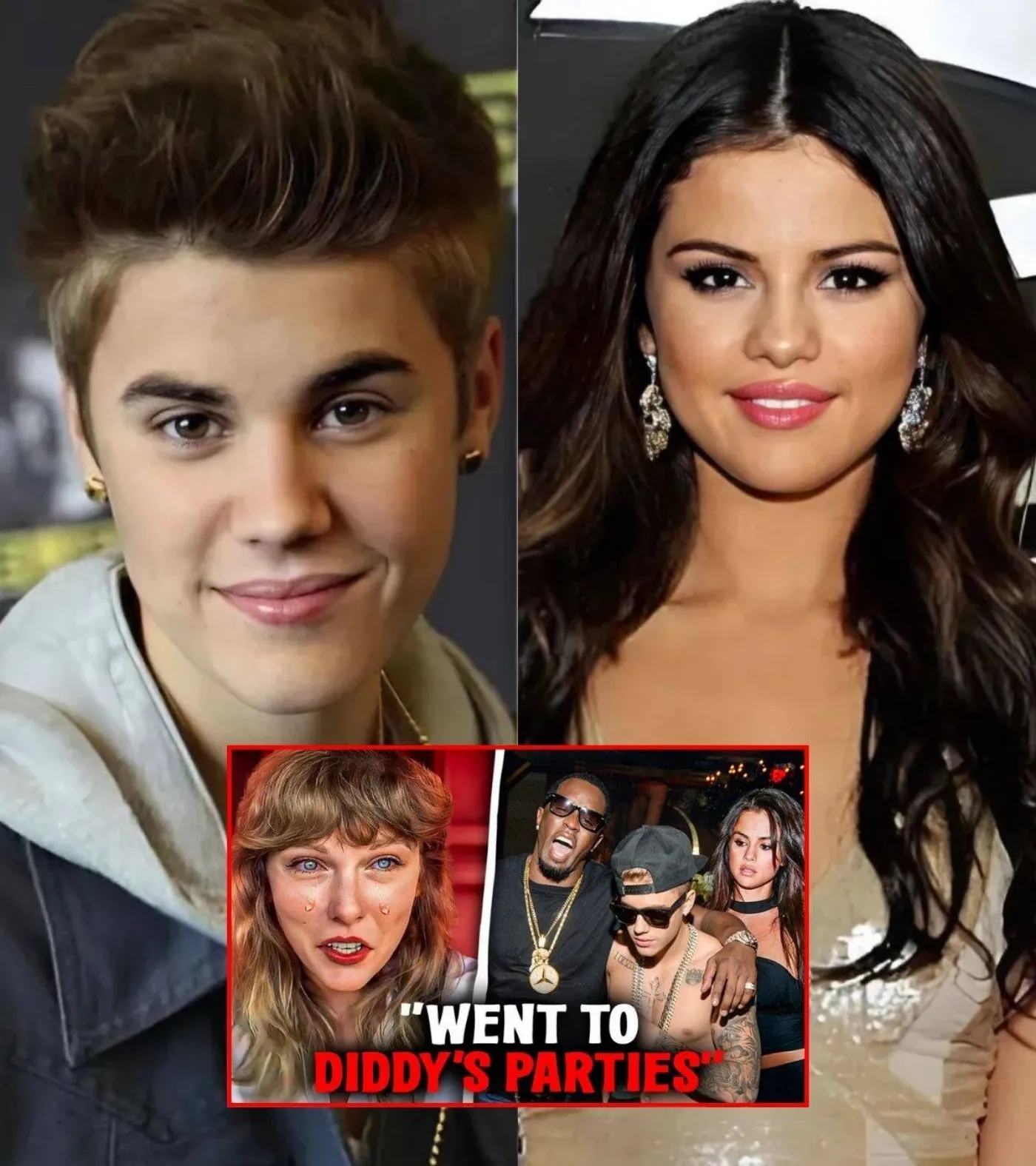 Cover Image for Br3aking News: Emotional Taylor Swift Exposes Selena Gomez’s Turmoil with Justin Bieber—Fan War Erupts!